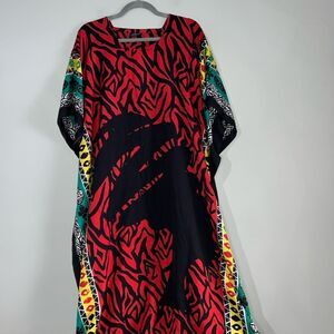 Women Boho Kaftan Kimono Loose Long Sundress